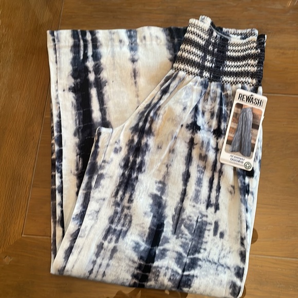 REWASH TIE DYE WIDE LEG PANTS SIZE S SMALL NWT - Picture 7 of 10